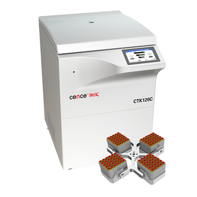 centrifugadora de poca velocidad CTK120C de la situación del piso 4000r/min para 120 tubos de la sangre
