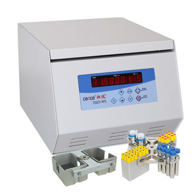 TDZ5-WS Centrifugadora de baja velocidad de mesa 5000 rpm 4390xg 4x250ml