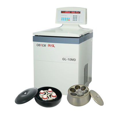 Centrífuga Refrigerada de Alta Velocidad Cence GL-10MD con Rotor Angular de 6x1000ml 10000rpm 18300xg para Uso en Laboratorio