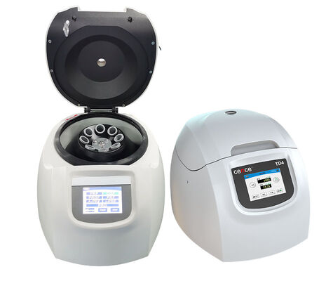 Centrifugadora PRP TD4 Centrifugadora de baja velocidad con velocidad máxima de 4000 r/min 1980xg RCF y consumo de energía de 100W