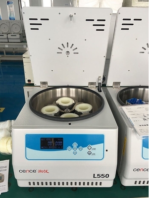 Centrifugadora médica L550 con el rotor del ángulo de los rotores 12x15ml del oscilación de 4000rpm 5000rpm