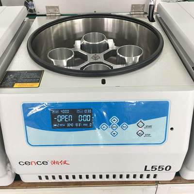 Centrifugadora médica L550 con el rotor del ángulo de los rotores 12x15ml del oscilación de 4000rpm 5000rpm