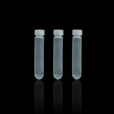 Suministros médicos de alta velocidad tubo de ensayo de fondo redondo de 10 ml con material PPCO y tapa