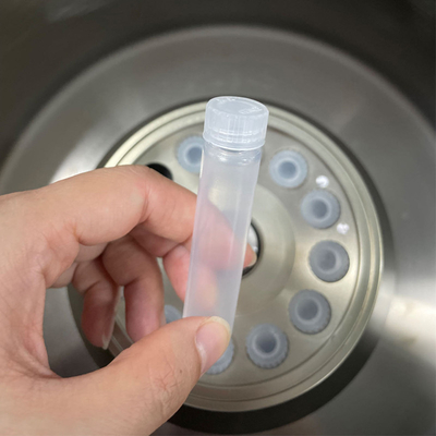 Suministros médicos de alta velocidad tubo de ensayo de fondo redondo de 10 ml con material PPCO y tapa