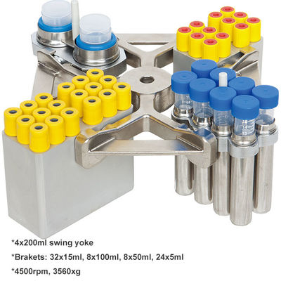 Centrífuga de baja velocidad Cence L530R 5300rpm 4030xg Acero inoxidable