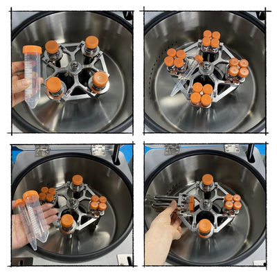 Centrífuga de baja velocidad de sobremesa L500-A 16x15ml 5000rpm 4030xg