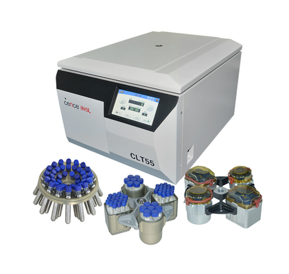 Centrífuga para banco de sangre Cence CLT55, 5500 rpm, capacidad 4x750 ml
