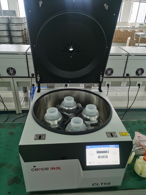 Centrífuga para banco de sangre Cence CLT55, 5500 rpm, capacidad 4x750 ml