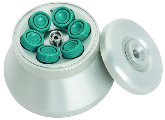 Centrífuga Cence de baja velocidad con 18500 rpm de velocidad máxima, 23797xg RCF máximo y 4*100 ml de capacidad máxima