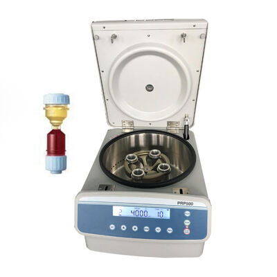 Centrífuga para PRP con velocidad máxima de 5000 rpm, 3555xg RCF y pantalla LCD para uso en laboratorio