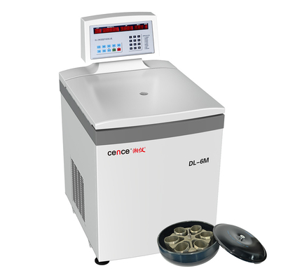 Centrifugadora de poca velocidad DL-6M 6000r/min con los rotores del oscilación y el rotor del ángulo disponibles