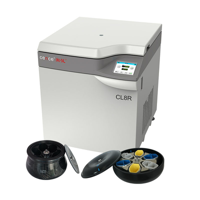 Alta velocidad rápida de la centrifugadora 9000r/min de la vuelta de la centrifugadora CL8R de la capacidad de MAC Tested