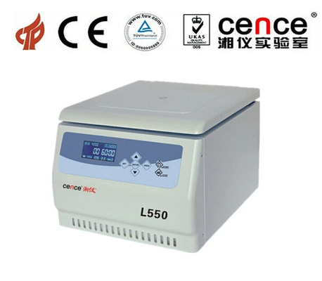 Máquina de centrifugadora médica de baja velocidad L550 con control de microprocesador