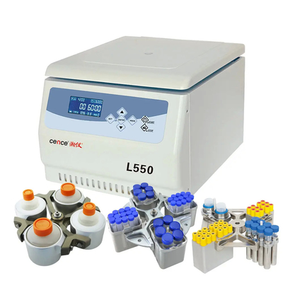 L550 Laboratorio de Medicina Clínica Centrifugadora de mesa de baja velocidad de gran capacidad