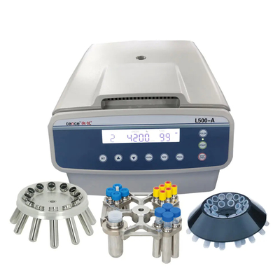 Máquina de centrifugadora de sangre horizontal de laboratorio de banco con rotor de cubo giratorio