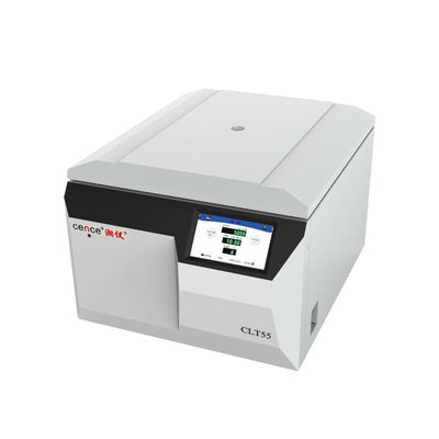 Centrífuga de rotor oscilante CLT55 4x750ml con 5951xg RCF máx., bajo nivel de ruido y construcción metálica