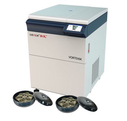 centrifugadora refrigerada de poca velocidad 6000r/min con el rotor del oscilación 6*1000ml