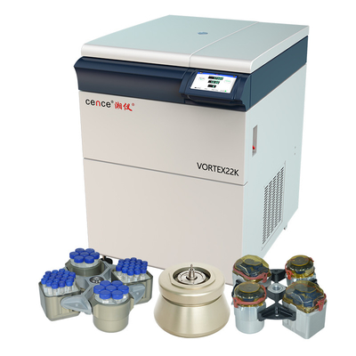 VÓRTICE refrigerado 22K 22000rpm 4x750ml de la máquina de la centrifugadora de la capacidad grande