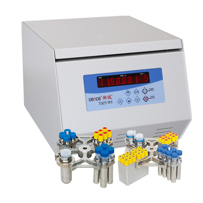 Centrifugadora de poca velocidad de TDZ5-WS para el tubo cónico y 5ml 7ml Vacutainer de 15ml 50ml